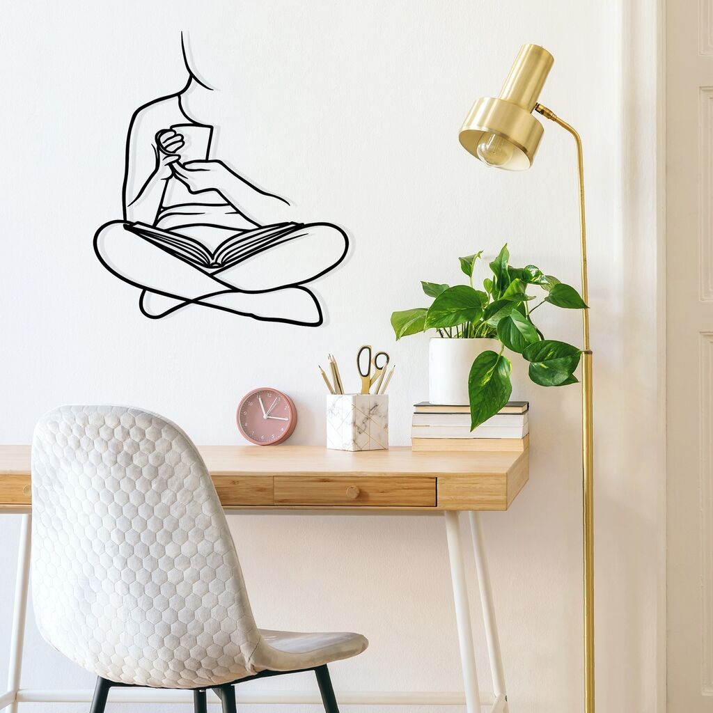 Wallity декорација за dzид Алегрија, 44,5x52 см, црна