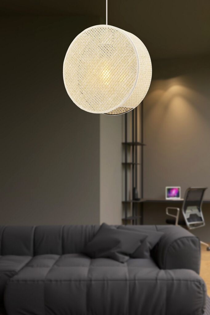 Голем тапан Opviq Luster, 35x9 см, беж-црна