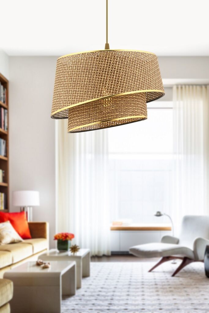 Opviq Luster Barette Hazeran, 32x32 см, златно-кафеава боја