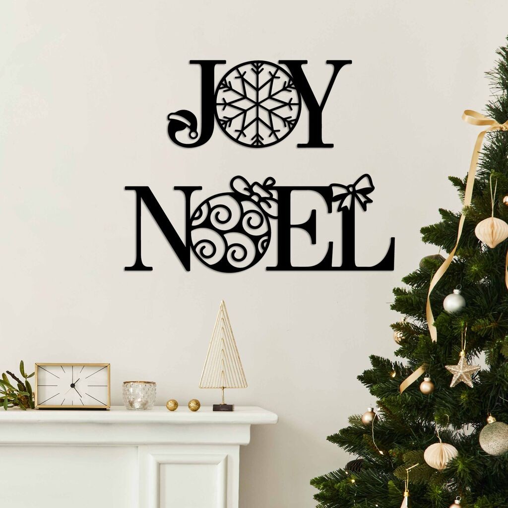 Wallity dzидна декорација за Нова Година 3, црна