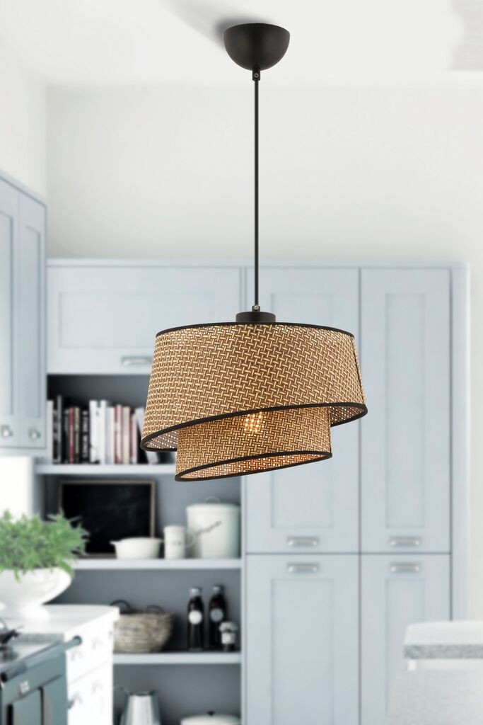 Opviq Luster Barette Hazeran, 32x32 см, беж-црна