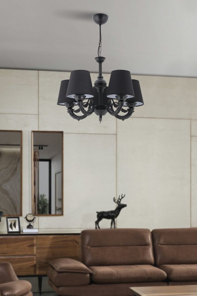 Opviq Luster Fiona, 15x10x13cm, IP20, црна