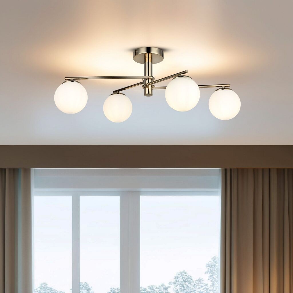 Opviq Luster Boomerang-80-14, O15, 15cm, IP20 златни бои