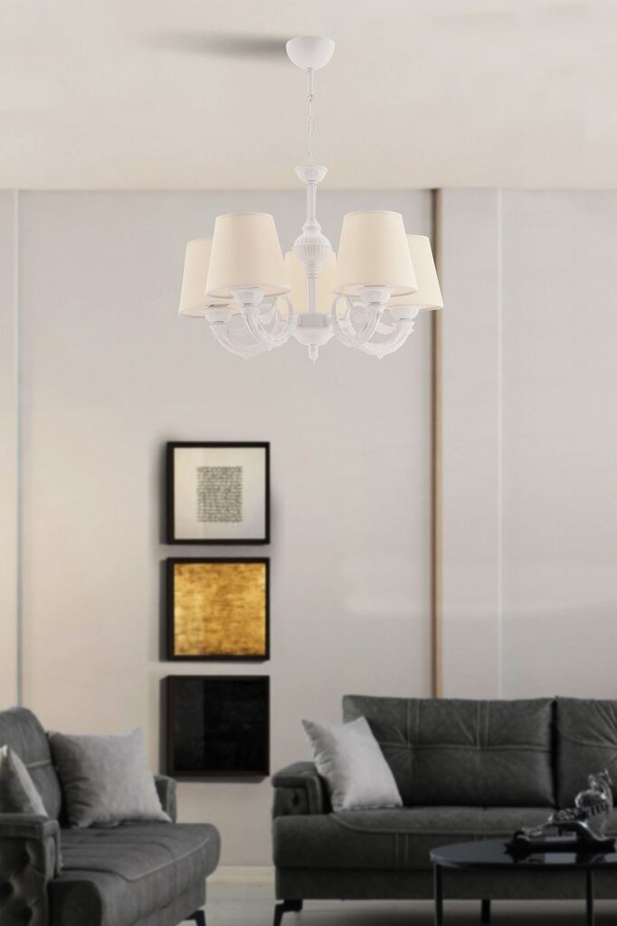 Лустер Opviq Fiona, 15x10x13cm, IP20, крем-бел