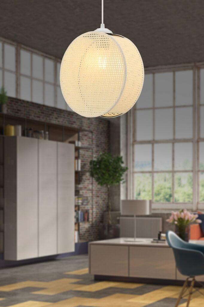 Opviq Luster барабан, 24x9 см, бел