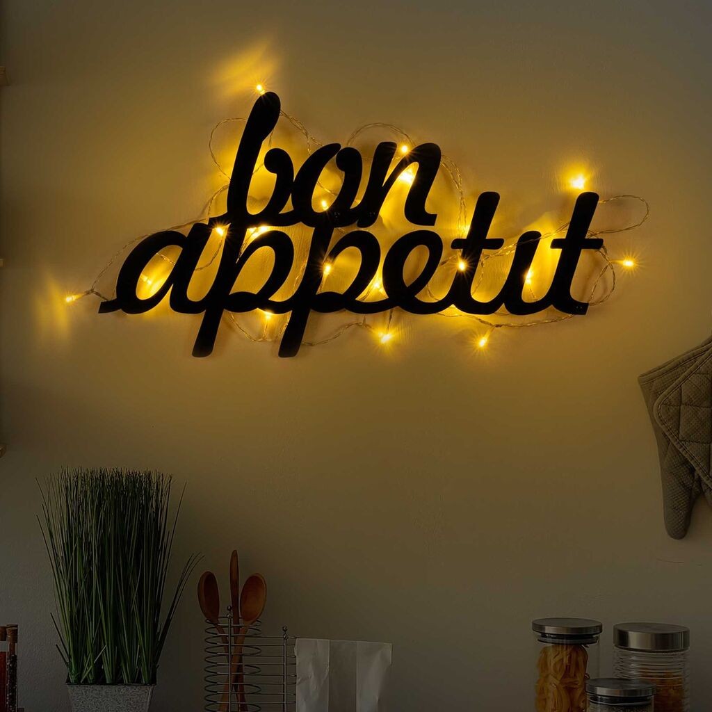 Wallity декорација за dzид Bon Appetit 171, 30x50 см, црна