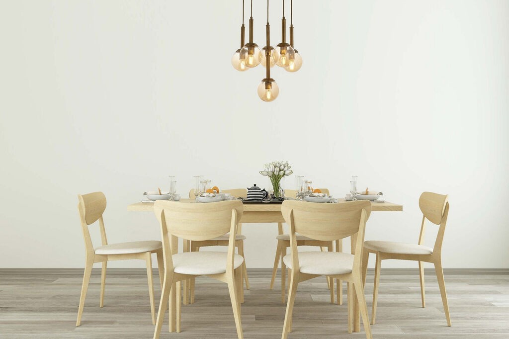 Opviq Luster AV-1781-6ET, 90x50cm, IP20, 220V-240V, златни бои