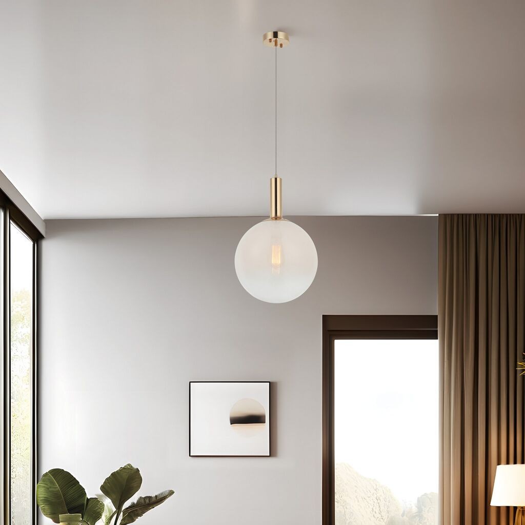 Opviq Luster Vanetta-PB1-WT, O30, 30cm, IP20 Златно-бела боја