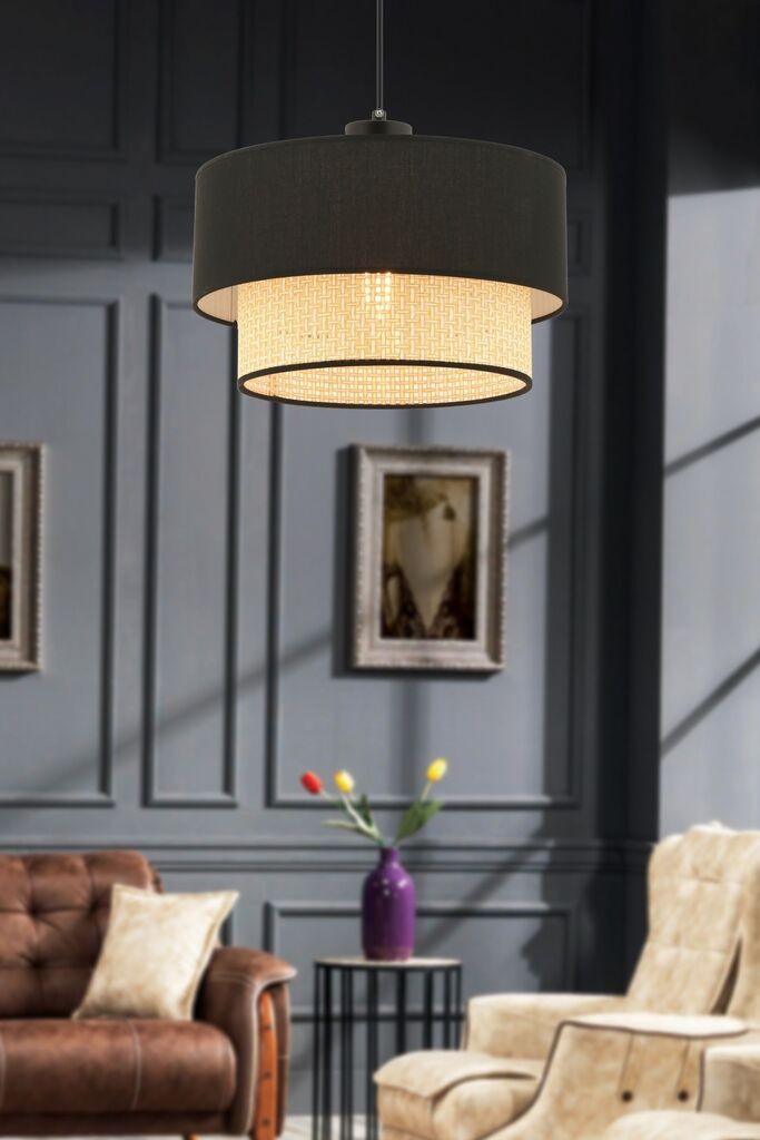 Лустер Opviq Echo Hazeran, 30x30cm, беж-црн