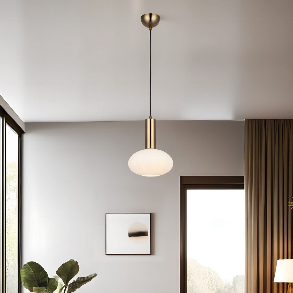 Opviq Luster Kabo-52-01, O19, 12cm, IP20 Златно-бела боја