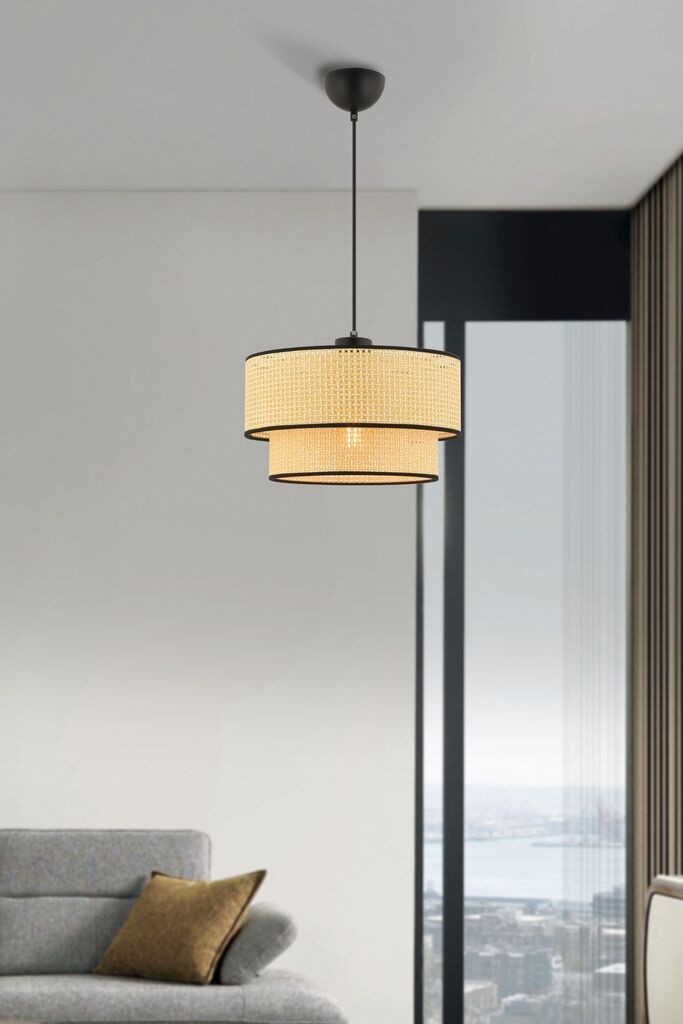 Лустер Opviq Echo Hazeran, 30x30cm, беж-црн