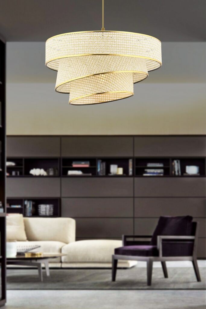 Opviq Luster Couper Hazeran, 40x40 см, крем-златна боја