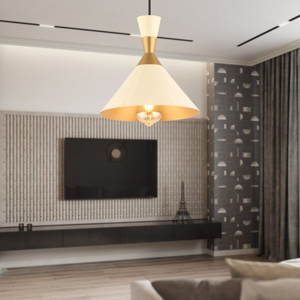 Opviq Luster RT-18, O25, 25cm, IP20, Крем