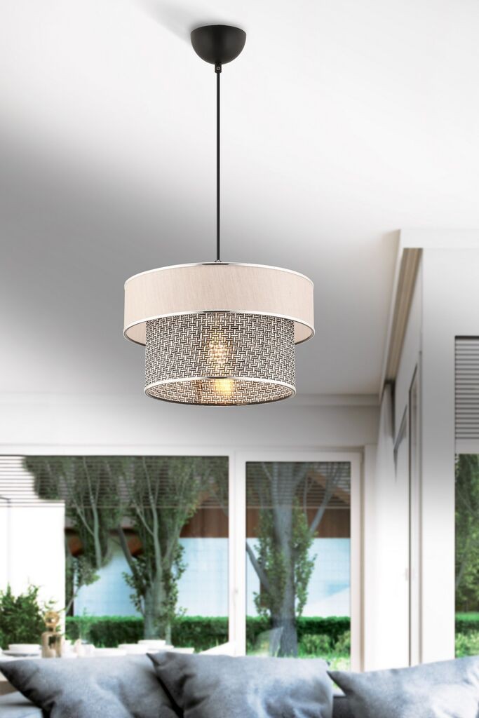 Opviq Luster Ero, 30x30 см, крем-сребрена боја