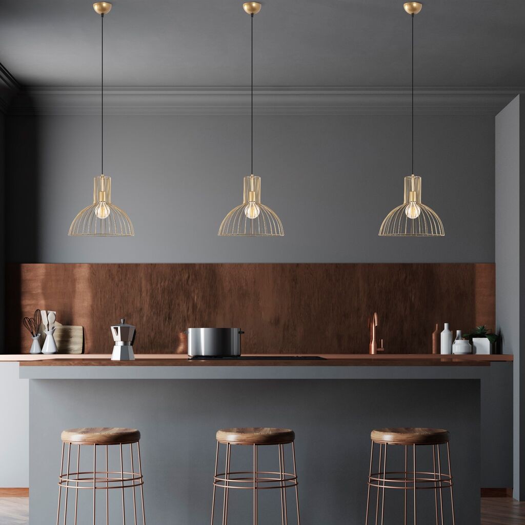 Opviq Luster Tabut-Mr-672-1, 38 см, IP20, златна боја