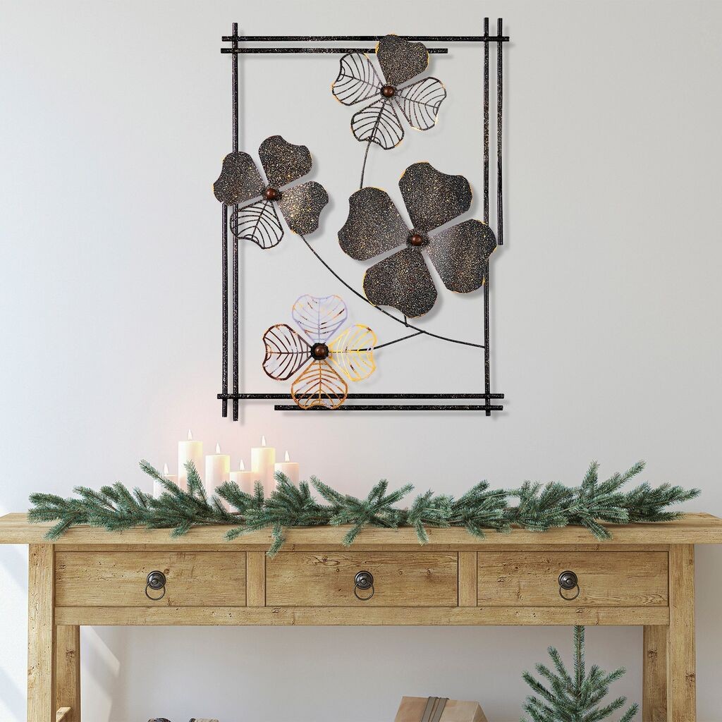 Wallity декорација за dzид Weinan 2, 50x70x4 см, црна