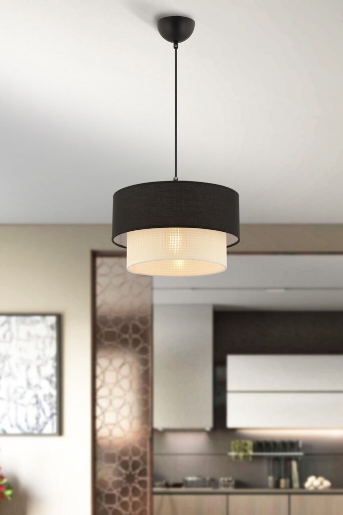 Opviq Luster Echo, 30x30 см, црно-бело