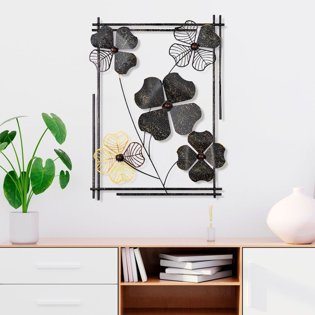 Wallity декорација за dzид Zouping 2, 50x70x4cm, црна