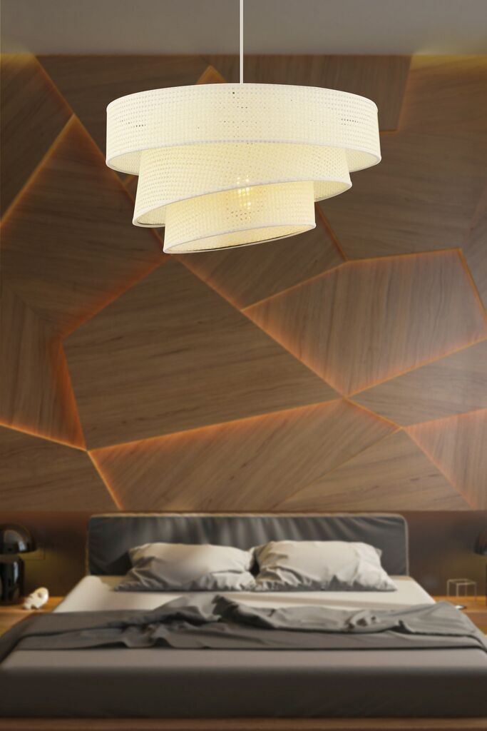 Opviq Luster Couper Hazeran, 40x40cm, бела