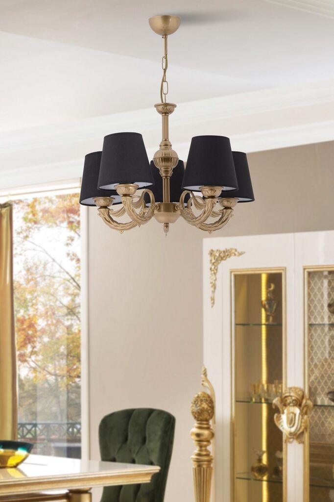 Opviq Luster Fiona, 15x10x13cm, IP20, златно-црни бои