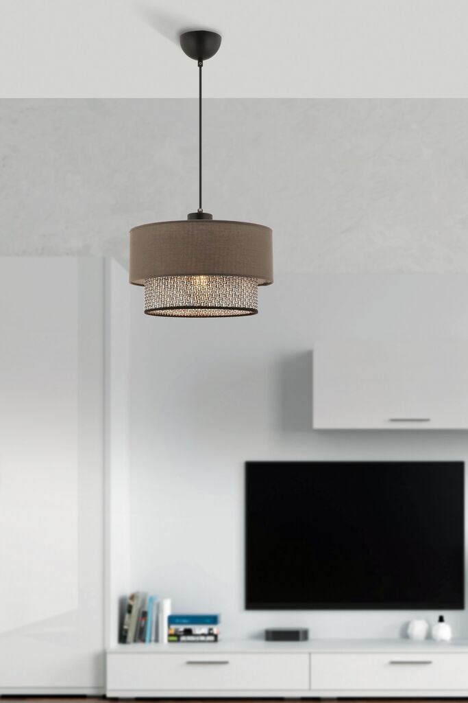 Opviq Luster Echo, 30x30 см, кафеаво-црна