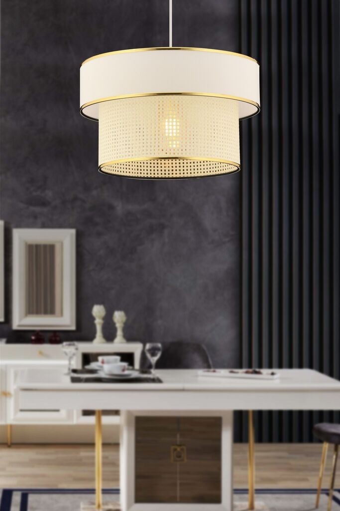 Opviq Luster Ero, 30x30 см, бело-златна боја