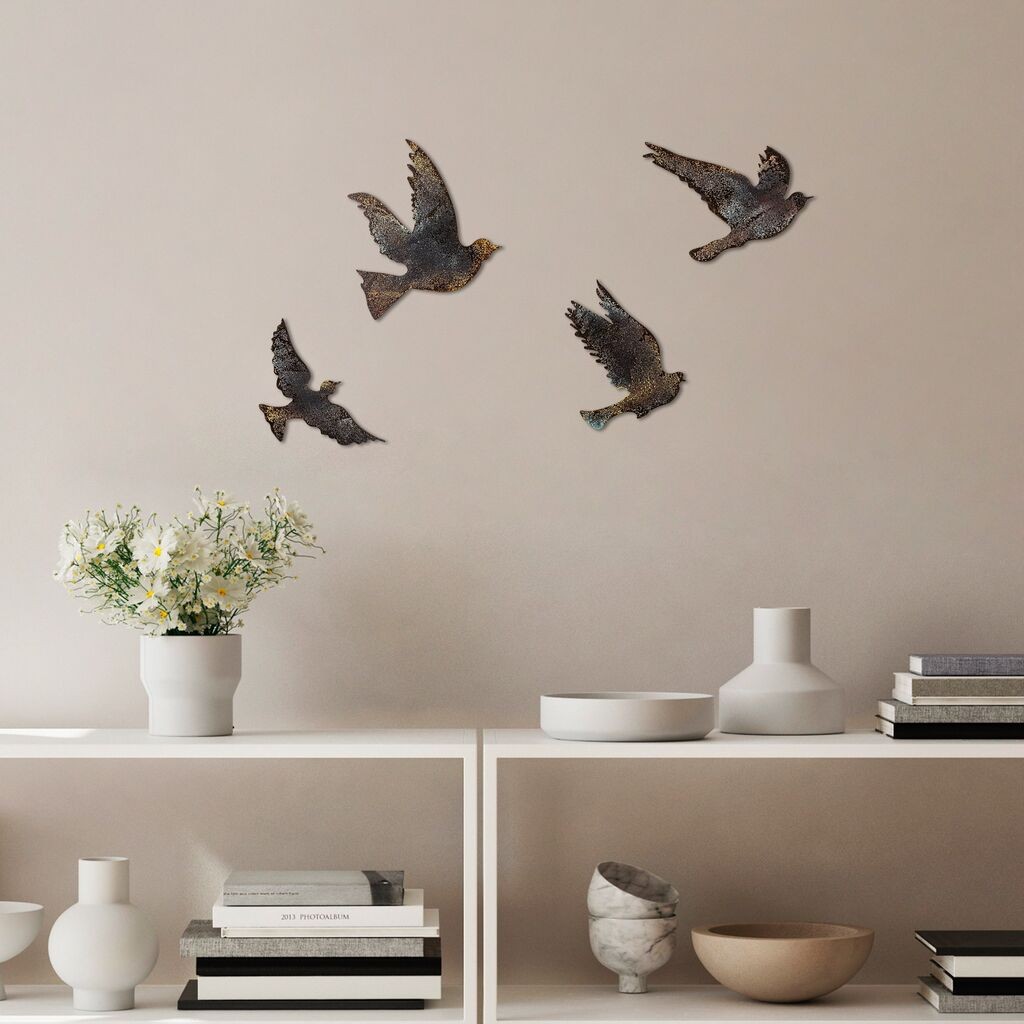 Wallity dzидна декорација Birds-1, антрацит