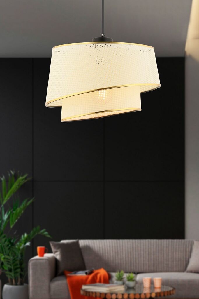 Opviq Luster Barette Hazeran, 32x32 см, златно-бела боја