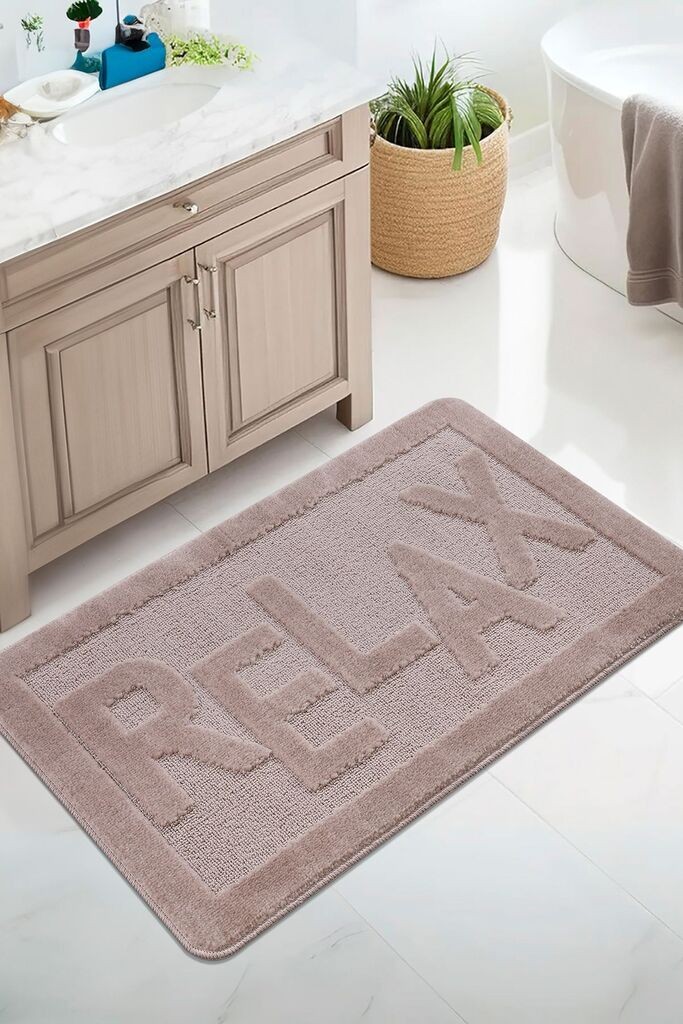 Тепих за бања L'essentiel Maison Relax, 60x100 см, кафеав