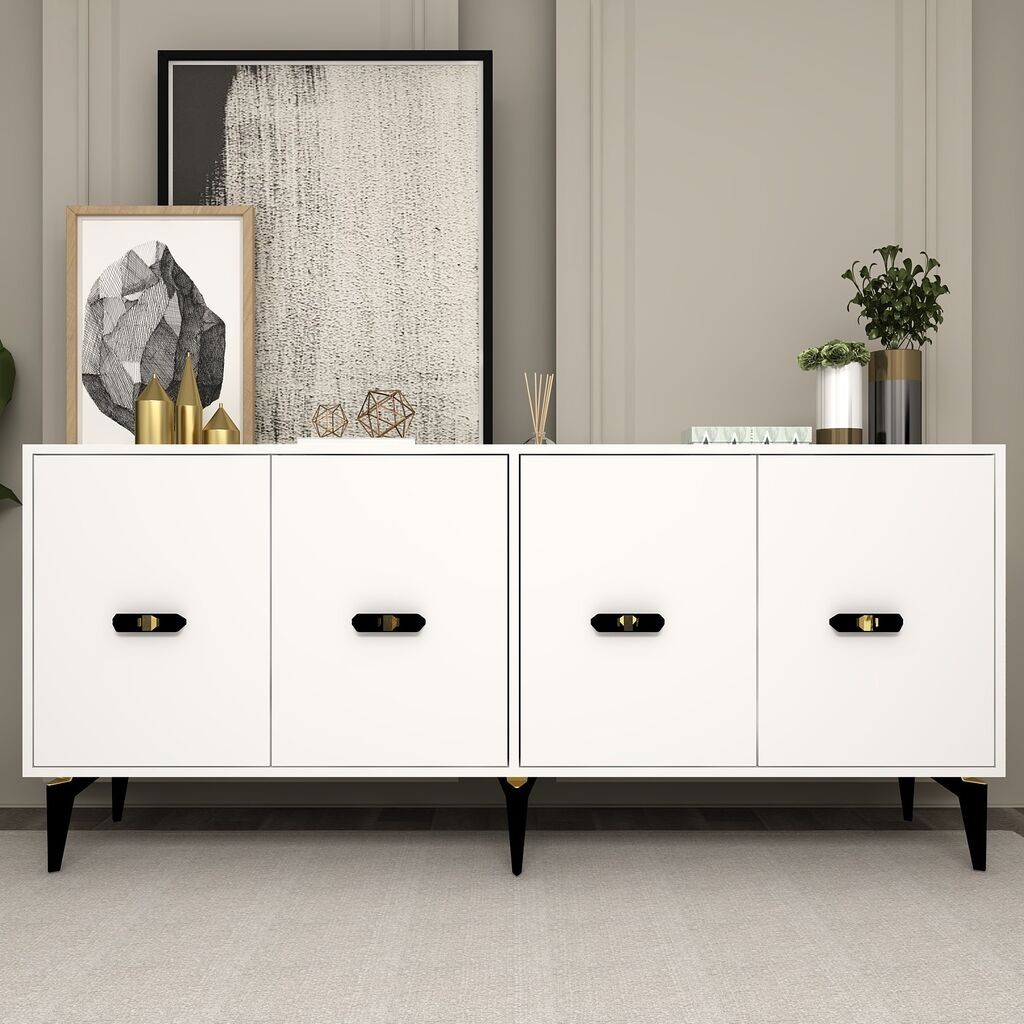 Hanah Home Console маса Fly, 180x82.6x35 см, бела