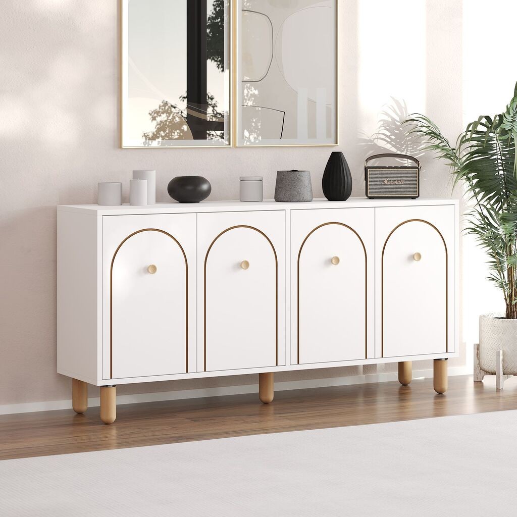 Конзолна маса Hanah Home Orion, 150x73x36 см, бела