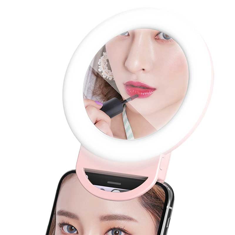 Лед светилка со огледало - Selfie Light