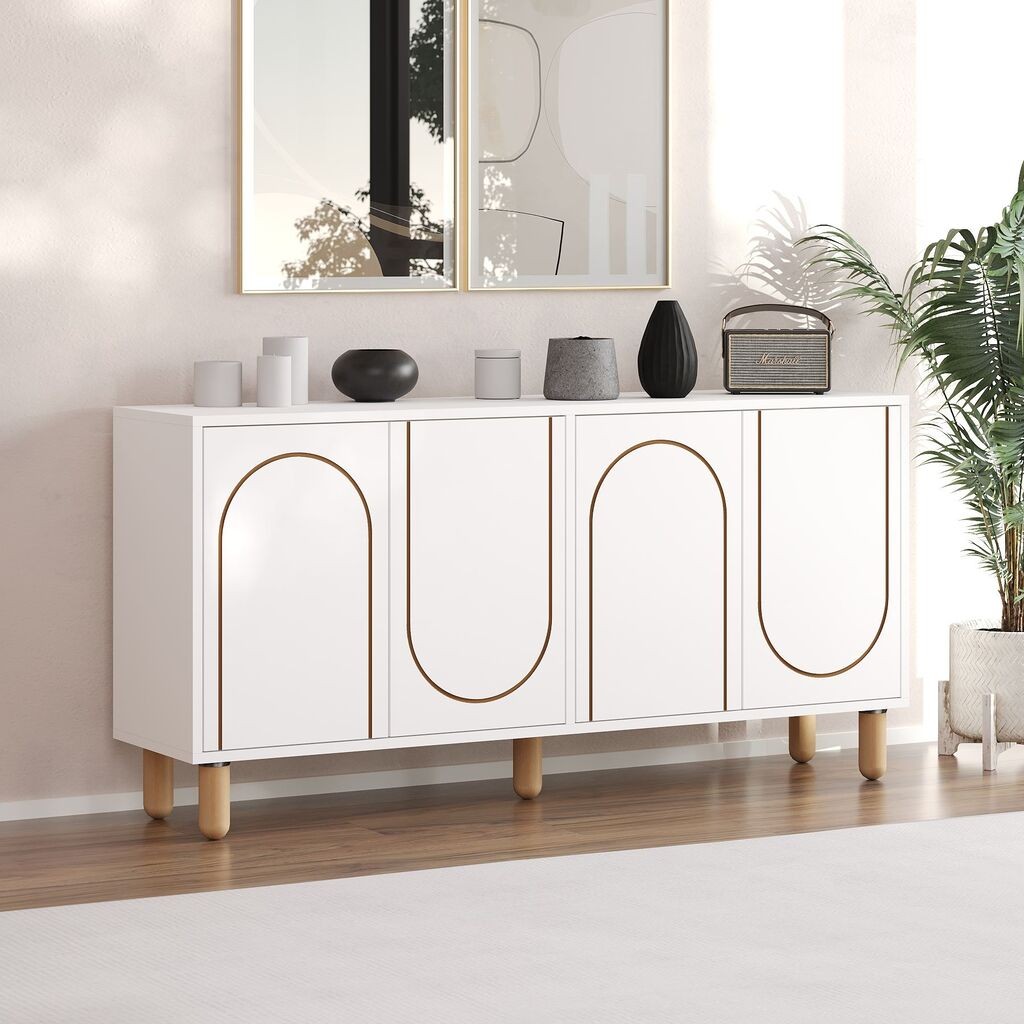 Конзолна маса Hanah Home Verona, 150x73x36 см, бела