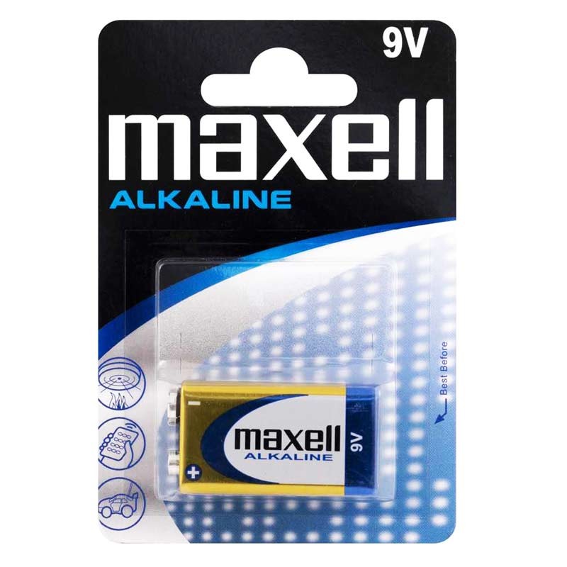 Maxell Батерија - alkaline / 9V