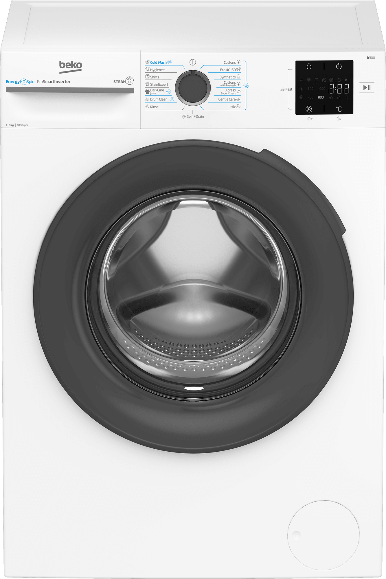 Beko BM3WFSU38013WA Машина за перење, 8 кг, 1000 вртежи во минута, бела