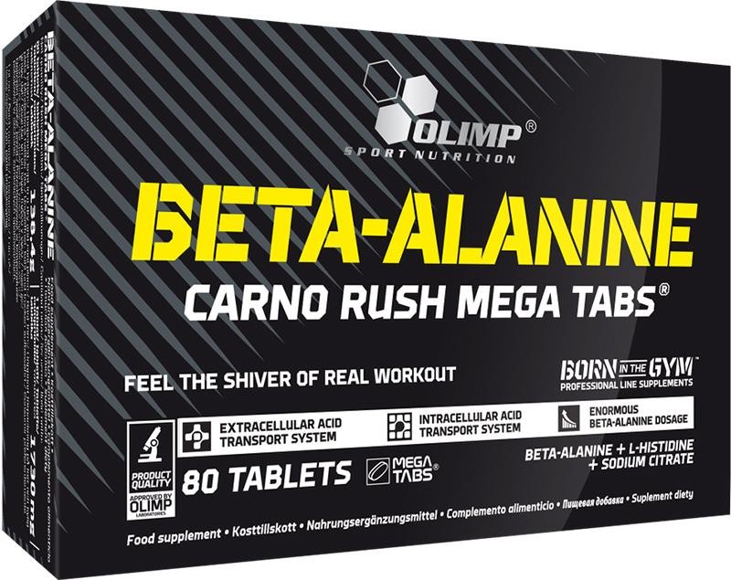 OLIMP Beta Alanine Carno - Rush (mega tabs) - 80 таблети