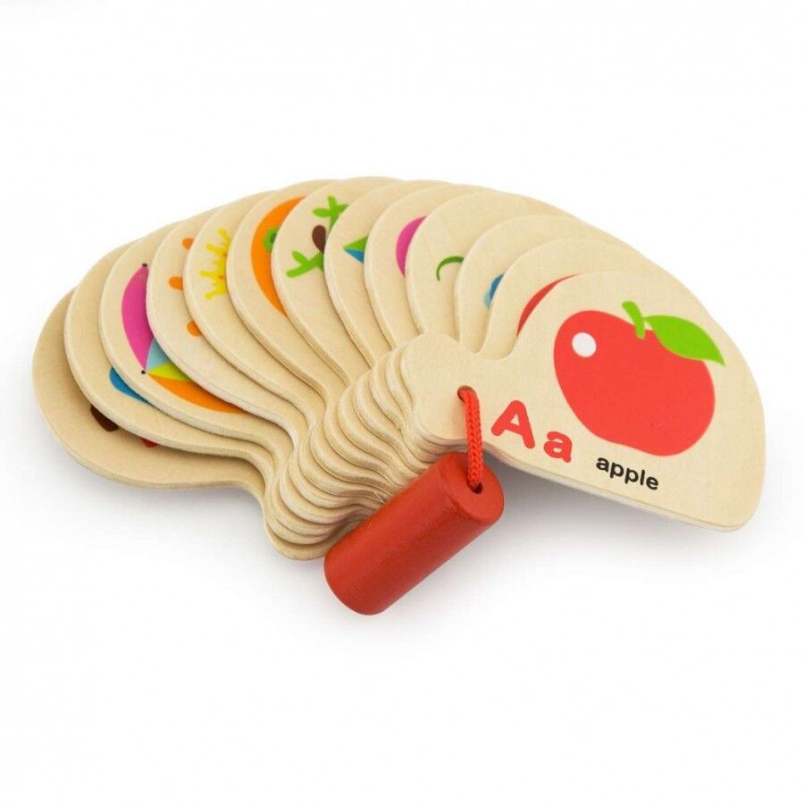 VIGA Дрвена Играчка Мини Книга Учиме Азбука