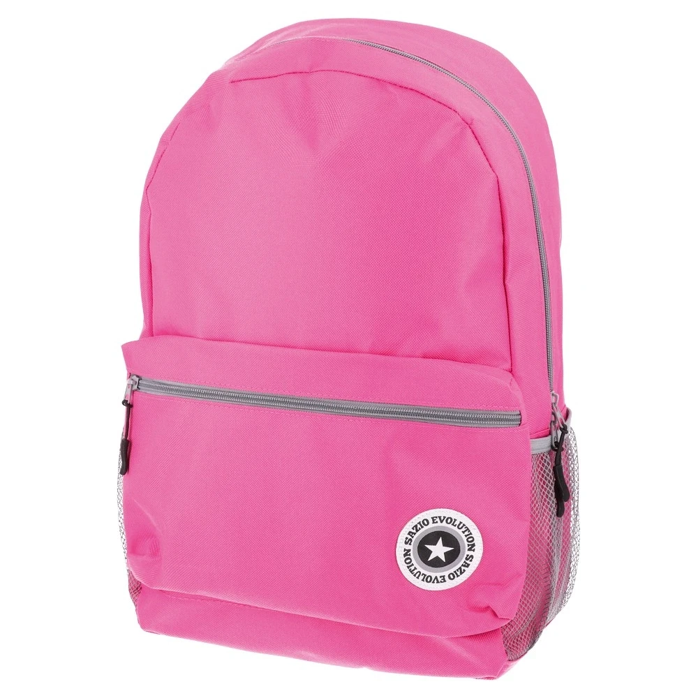 Ранец SAZIO еволуција, цврст, розов