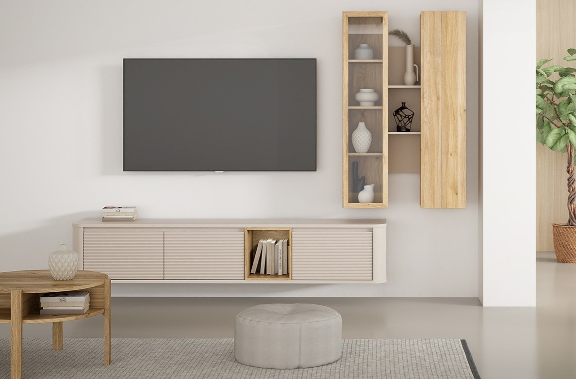 Мебел Ви Комода бретејкер крем