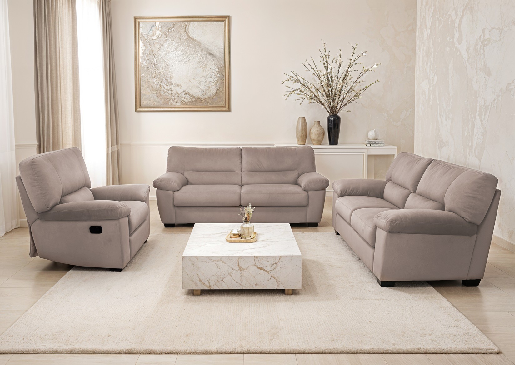 Natuzzi s.p.a. Тдф вернаца у-172 штоф крем