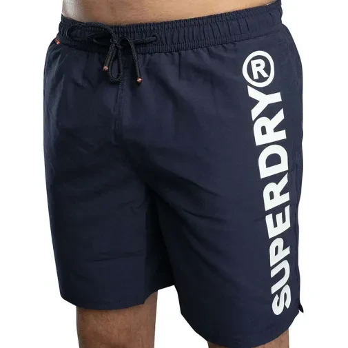 Superdry Машки шорцеви за капење Graphic 17, Тегет