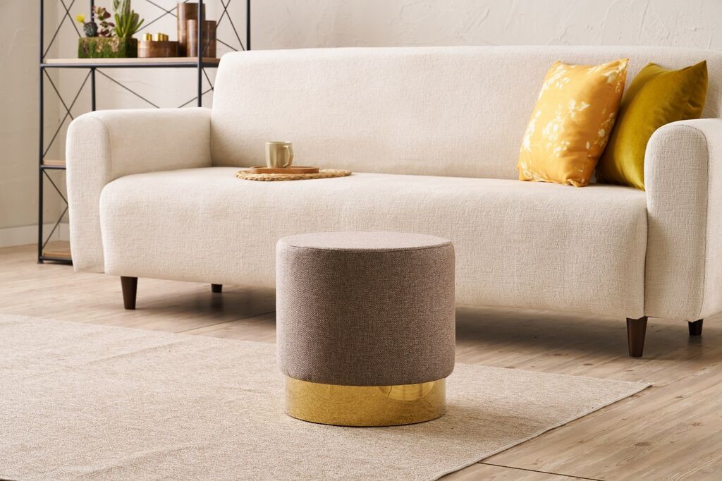 Столици Atelier del Sofa Bodrum, O40x40cm, кафеави