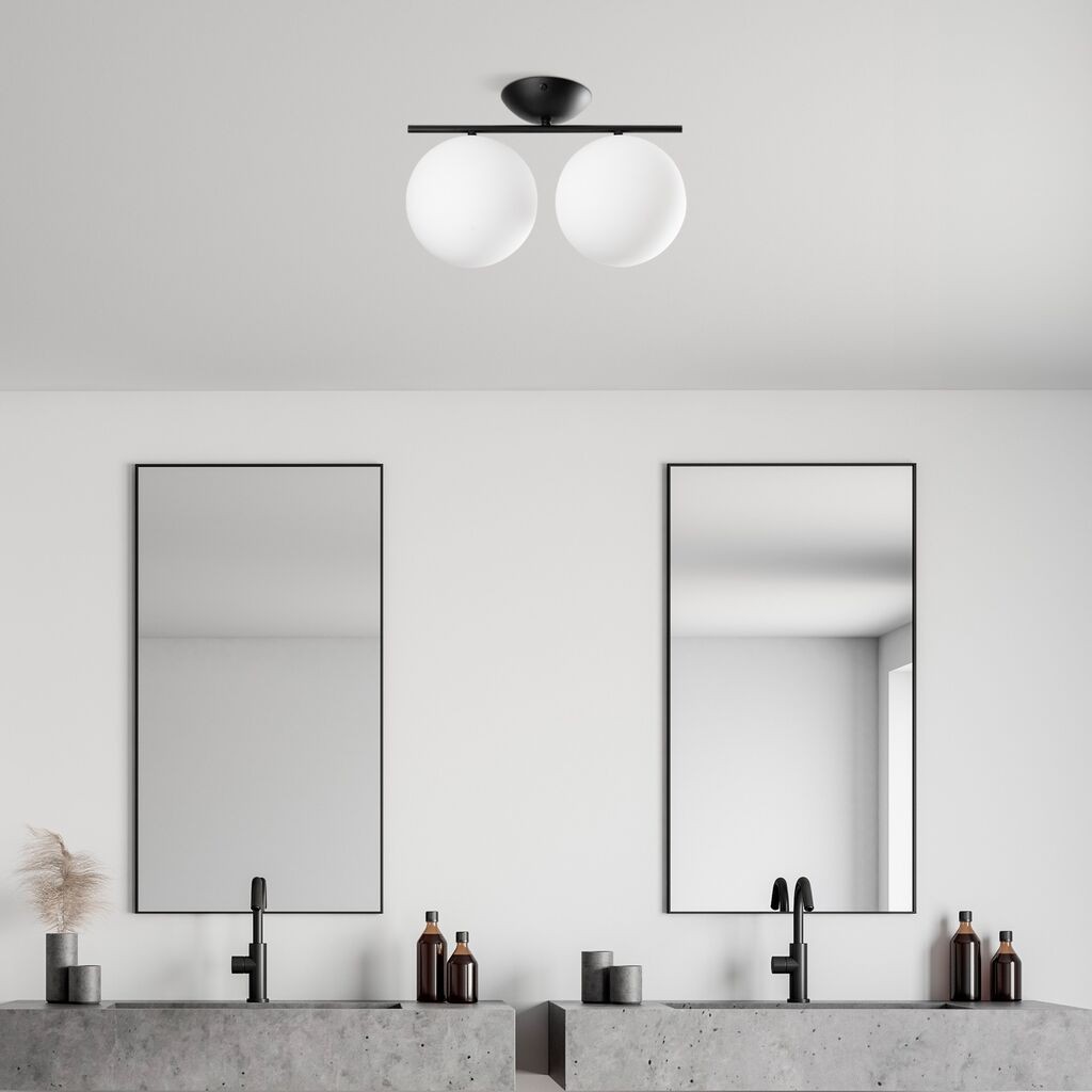 Opviq Luster Luminar-14115, 42x20x27cm, IP20, бело-црно