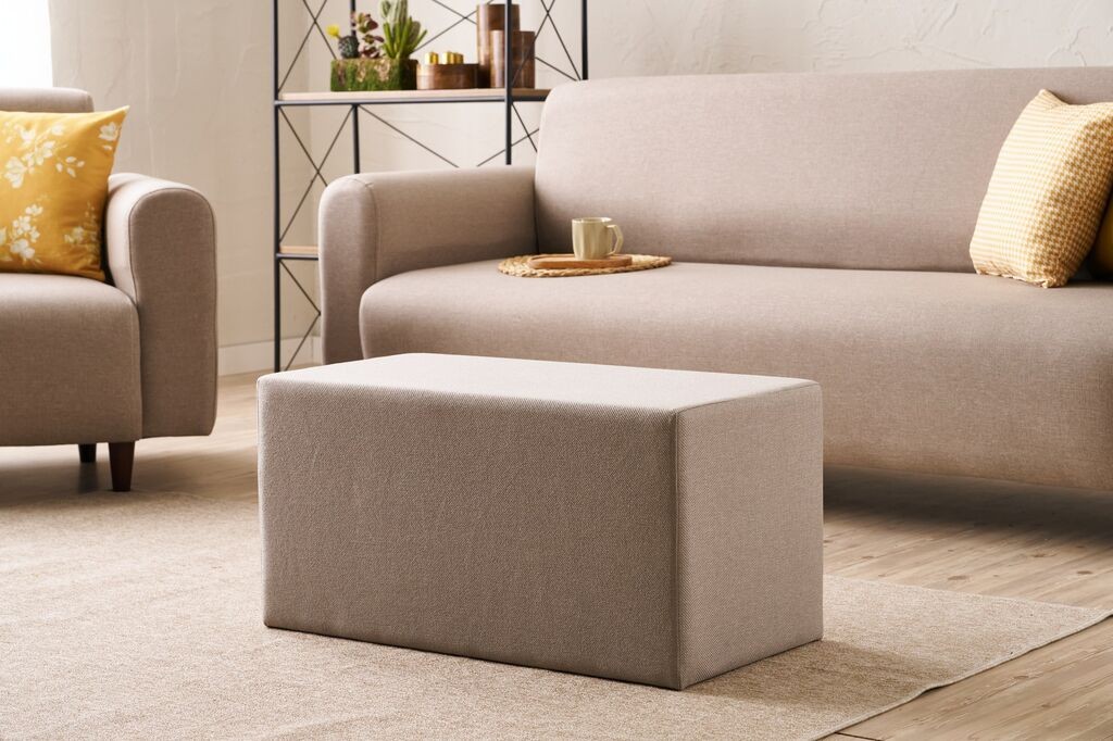Atelier del Sofa Столче Demre, 80x40x40cm, Беж