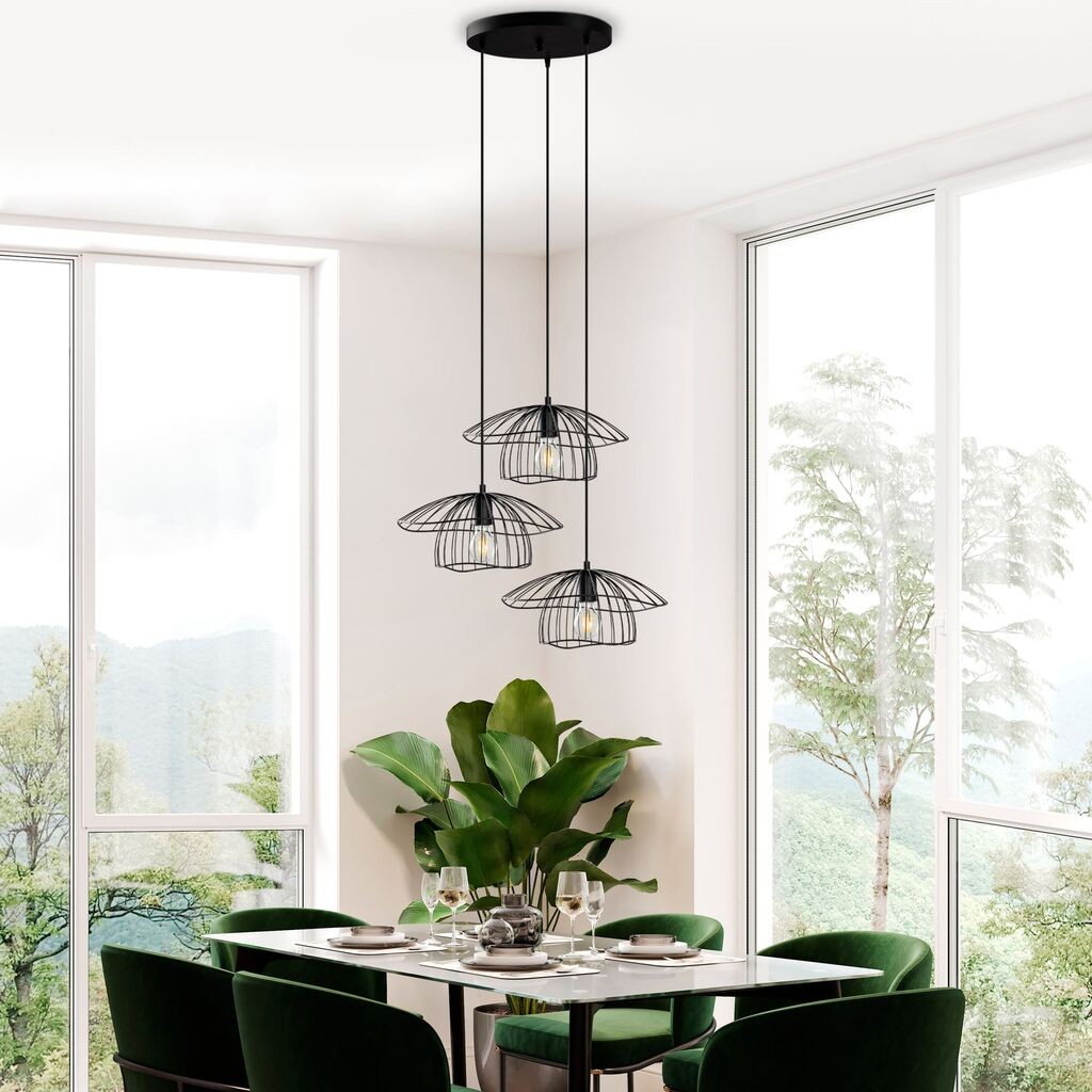 Opviq Luster Mantar-6500-S-1, 68x68x110cm, IP20, црна