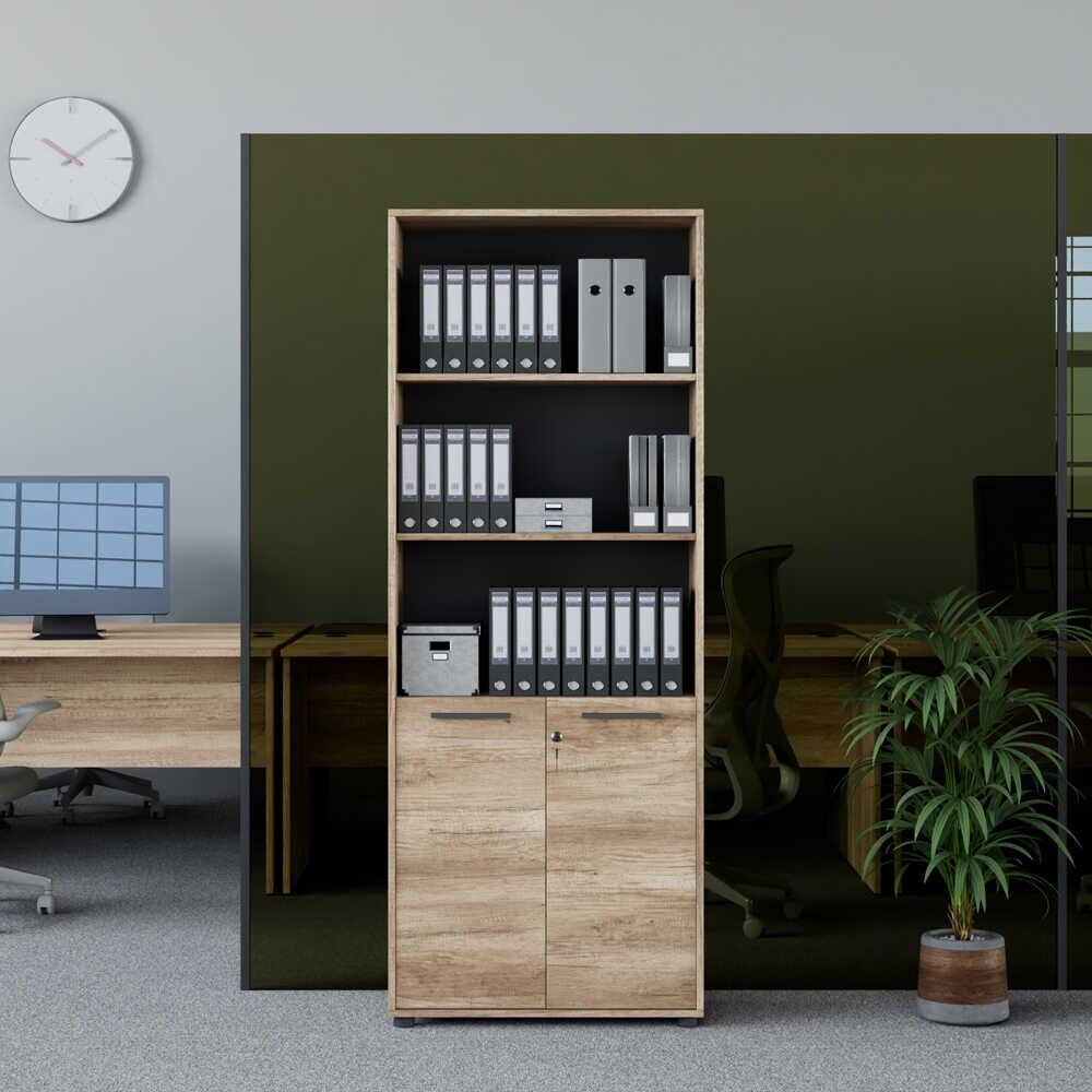 Полица за книги Hanah Home Nkt-552-Tt-1, 72x187x34 см, орев