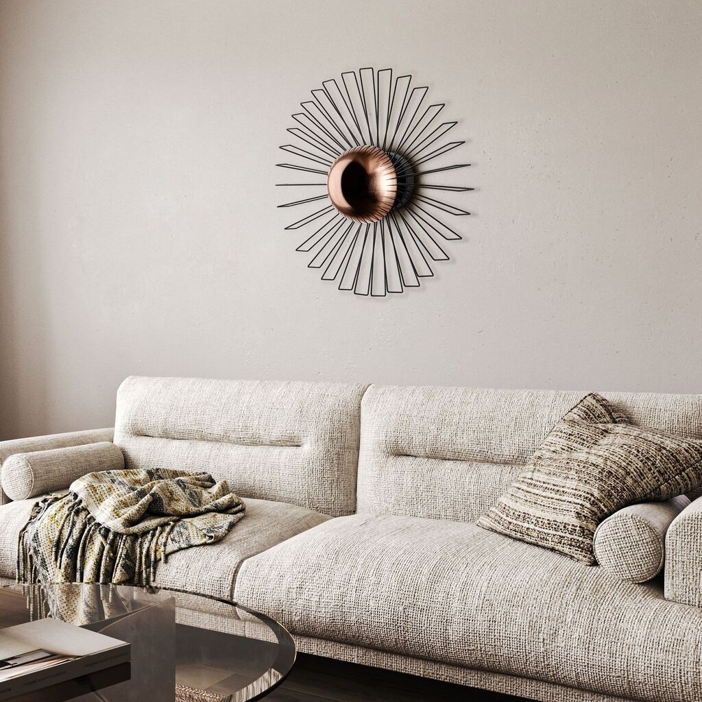 Opviq dzидна светилка Kaya-15235, 60x60x24cm, IP20, златно-црни бои