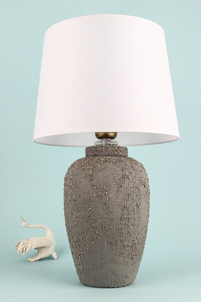 Столна ламба Opviq YL701, 29,5x22x50 см, сиво-бела