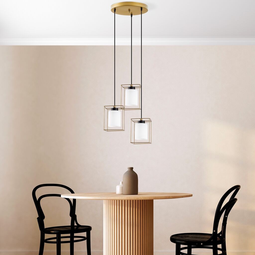 Opviq Luster Swank-702-7, 65x15x113cm, IP20, бело-златна боја