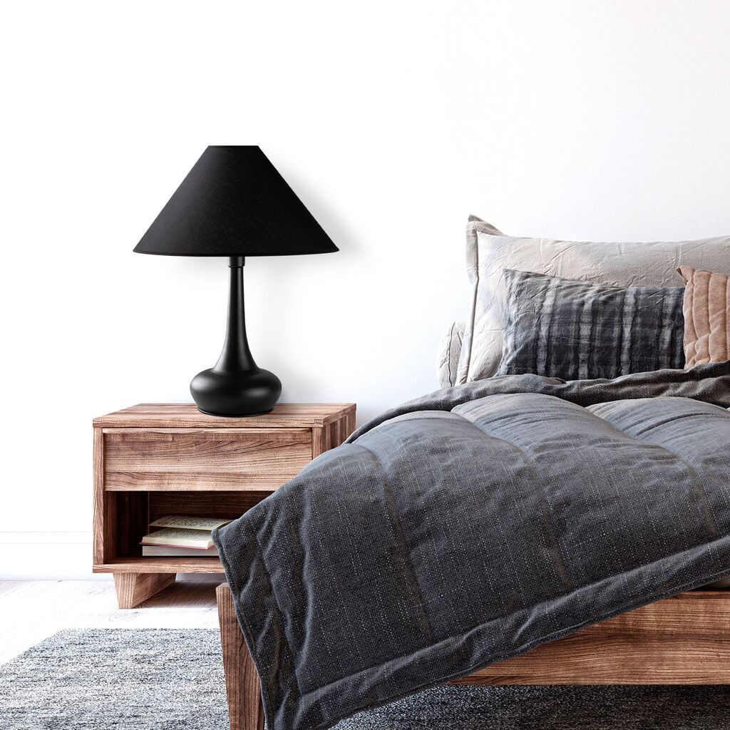 Столна ламба Opviq Luna-15250, 50x50x63 см, IP20, црна